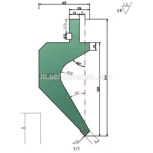 CNC metalen rembuigmachine